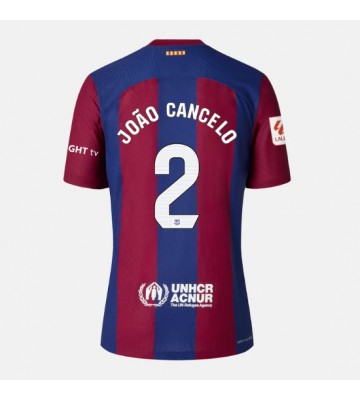 Barcelona Joao Cancelo #2 Primera Equipación Mujer 2023-24 Manga Corta